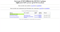 Desktop Screenshot of debian.ens-cachan.fr