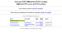 Tablet Screenshot of debian.ens-cachan.fr