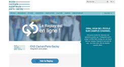 Desktop Screenshot of ens-cachan.fr