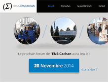 Tablet Screenshot of forum.ens-cachan.fr